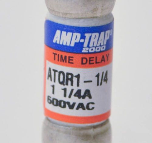 Ferraz Shawmut ATQR1-1/4 1 1/4A 600VAC Amp Trap 2000 Current Limiting Fuse