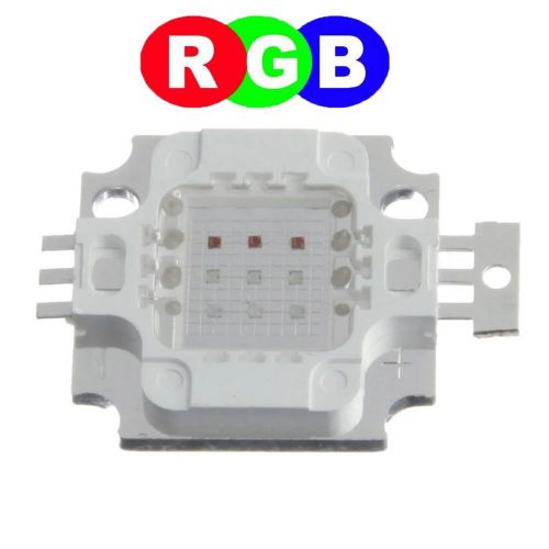10W RGB High Power LED SMD Chip Red Blue Green Light LED Bead DIY Bright