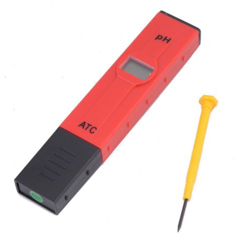 Digital Pocket 0.01 PH Meter Water Tester Pen LCD Monitor for Laboratory 0-14PH