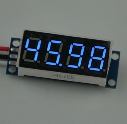 DC 0-150V Blue 0.36&#034; LED 4 Digit Digital Voltmeter Voltage Panel Meter 24V 80V
