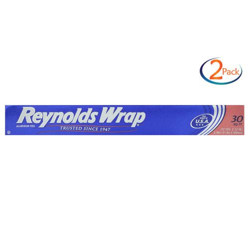 2 Pack - Reynolds Wrap Aluminum Foil, 30 sq ft