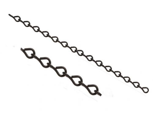 CAMPBELL #14 STEEL SINGLE JACK CHAIN, BLACK POLYCOAT (Selling Per Foot)