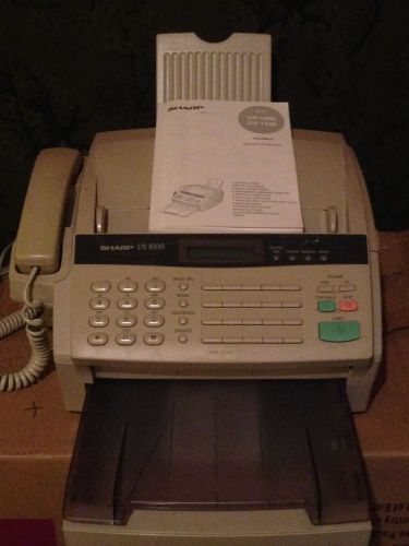 Sharp UX1000 Fax Machine w/ NIB UX-15CR cartridge