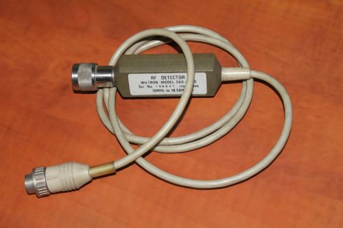 10mhz-18ghz anritsu wiltron 560-7n50 rf microwave detector - guaranteed ok for sale