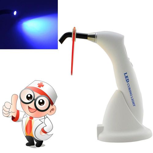 Dental 5W Wireless Cordless LED Curing Light Lamp 1500mw W rechargeable Battery