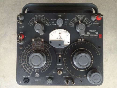 GR 1650A Impedance Bridge Vintage General Radio