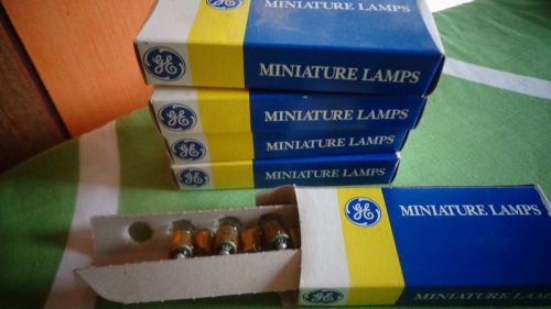 GE MINIATURE LAMPS-4 BOXES &amp; 7 BULBS