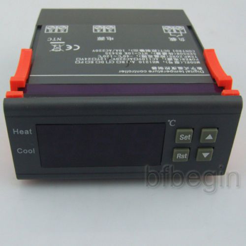 New Temperature LCD Thermostat switch relay incubation control 110V 220V 240V