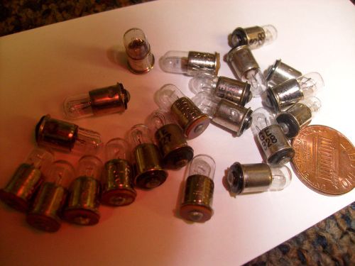 Lot Of 20 GE General Electric GE 328 Miniature Light Bulb Lamps  6V + W 328