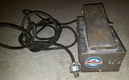 Miller TIG pedal