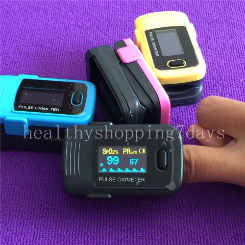 Latest fingertip pulse oximeter blood oxygen spo2 monitor pr heart rate monitor for sale