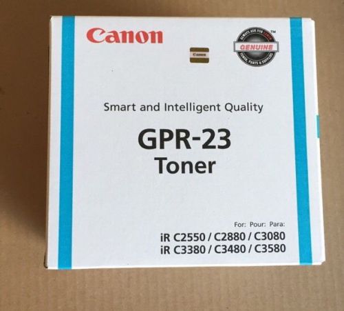 Brand NEW! Canon Cyan GPR 23 Toner 260g x 1 Sealed In Box!