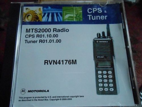 Motorola Radio Programing Software CPS Tuner RVN4176M MTS Two Way