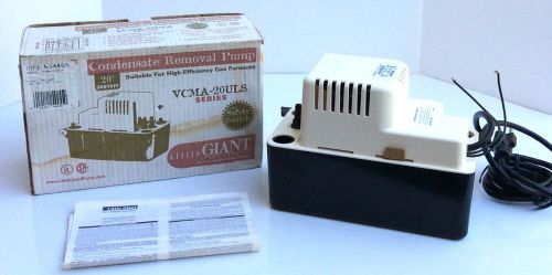 Little Giant Condensate Condensation Pump VCMA-20ULS 554425 USA Made