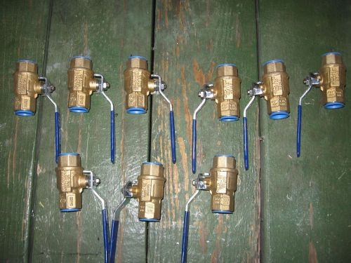 Lot of 9 new 1/2&#034; ball valve wsp150 wog600 valpres for sale