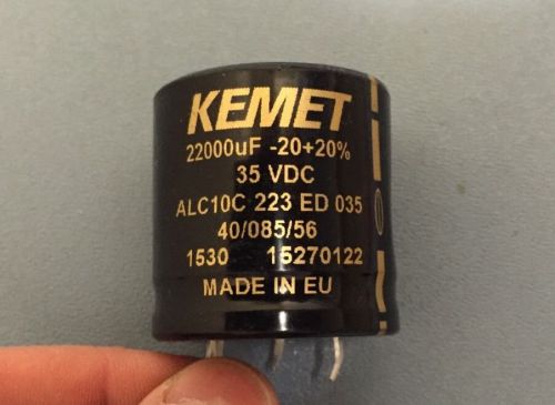 KEMET ALC10C223ED035 2200uF -20+20% 35VDC