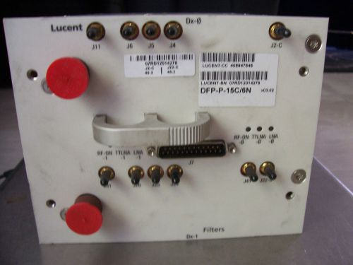 Lucent DX 0 DX 1 DFP P 15C / 6N Microwave Filter Dual Duplex Fast Ship