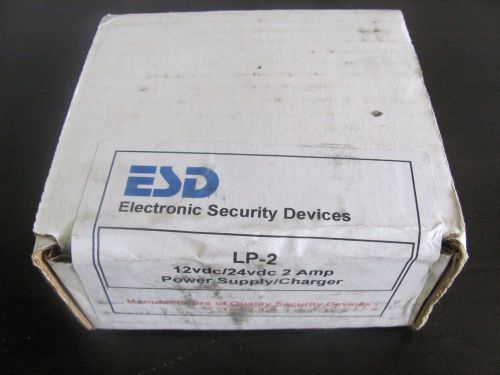 ESD Electronic Security Devices LP-2 12/24VDC Power Supply NEW SEALED