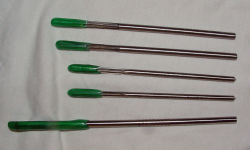 Lot of 5 aircraft gunsmithing machinist chucking reamer drill bits for sale