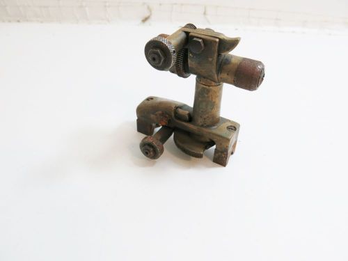 VINTAGE INDUSTRIAL MACHINIST SOLID BRASS METAL TOOL HOLDER FOR LATHE (??) 4 OF 4