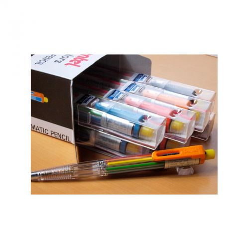 Pentel PH158ST1 8-Color Automatic Mechanical Pencil Bulk Pack (12pcs)