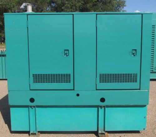 60kw cummins / onan diesel generator / genset - 438 hours - load bank tested for sale