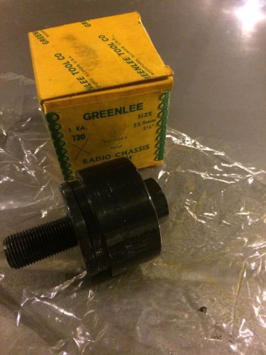 New Greenlee Radio Chassis Punch 2 1/8&#034;