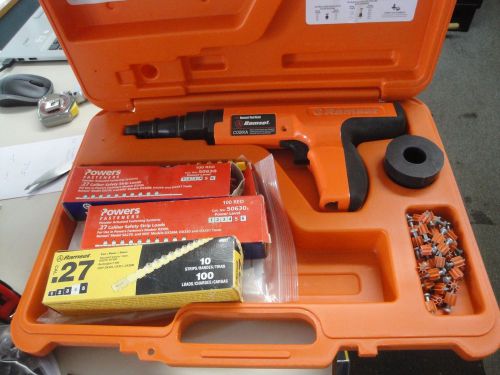 Itw cobra ramset red head 27 calibre power actuated tool kit &amp; strips for sale