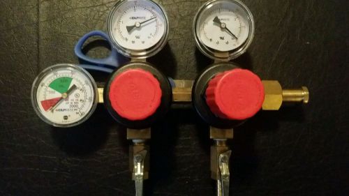 Taprite T752HP Two Product Dual Pressure Kegerator Co2 Regulator Dispense System