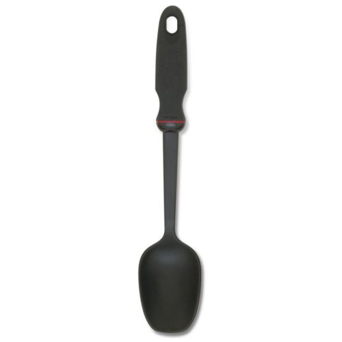 Norpro 1701 Grip-EZ Black Nylon 12&#034; High Heat Solid Spoon