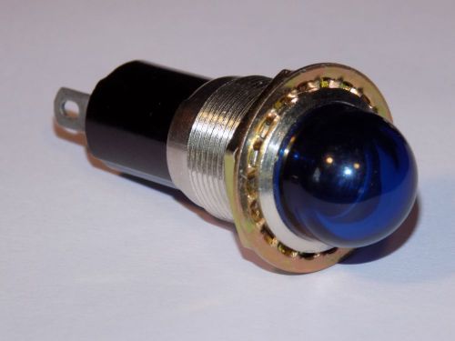 * vintage nos blue dialco 5/8&#034; indicator / dash / gauge panel light original for sale