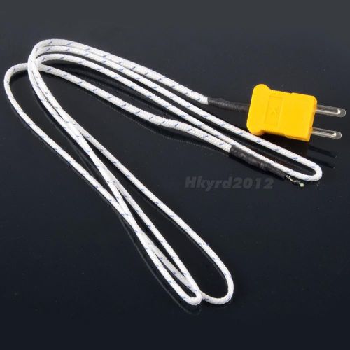 1pcs k type thermocouple probe sensor for digital thermometer 1m hydn for sale