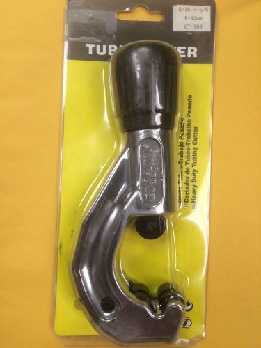 Pipe cutter, heavy duty, tube cutter w/spare wheel 5/16&#034; to 1-5/8&#034; for sale