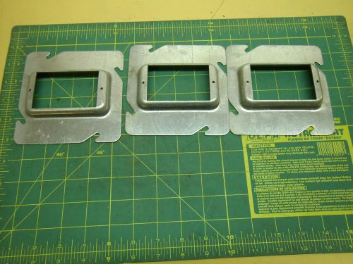 GANG ELECTRICAL HANDY BOX COVER TO SINGLE 1/2&#034; RISE (LOT OF 7) #2922A
