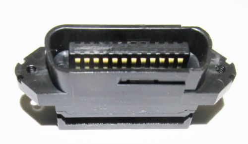 GPIB Connector, Ribbon Cable IDC Mount 24 position Male, IEEE-488, AMP 553598-1