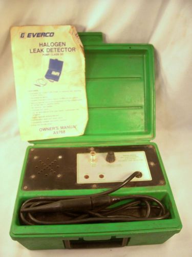 Everco halogen leak detector pump class dc a9768 for sale