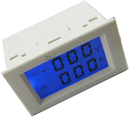 Dc 0-199.9v/1.999a lcd digital voltmeter ammeter volt ampere panel meter monitor for sale