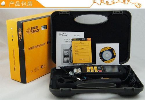 Smart Sensor  AR856 Air-flow Anemometer 0.3~45m/s USB Transmission