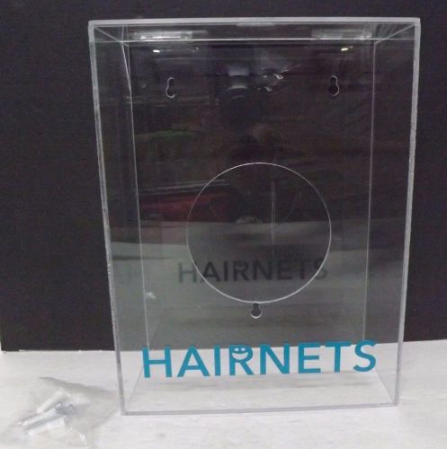 Trippnt hairnet clear  dispenser 11&#034; w x 8.5&#034; h x 4&#034; d for sale
