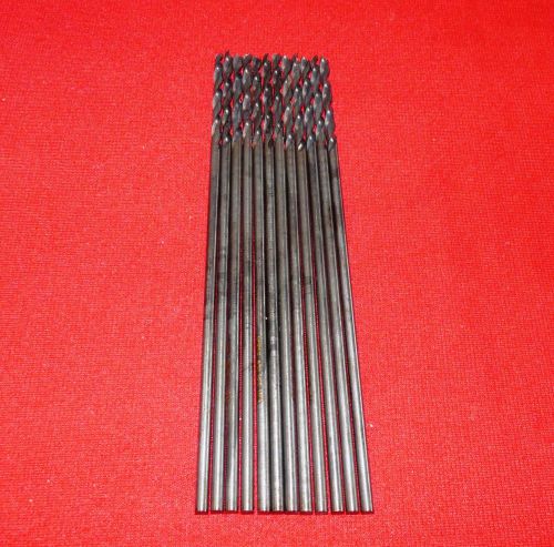 Morse 1390 16643 #30 .1160&#034; LOT OF 12 HS Aircraft Drill 6&#034; OAL 135 DEG USA