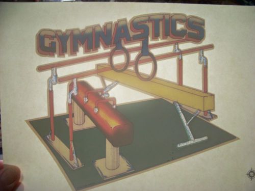 &#034;Gymnastics&#034; Transfer (Iron-on heat transfer only)