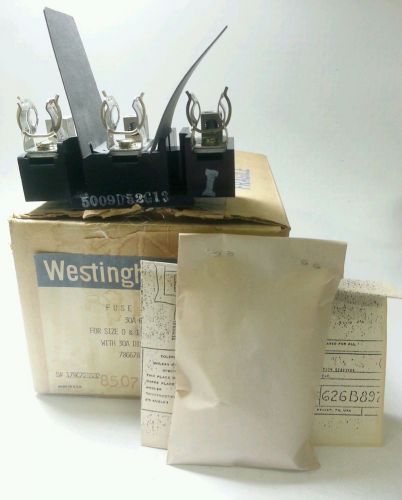 New Westinghouse Cutler Hammer Fuse Clip Kit 30A 600V V Clip Size 0&amp;1 179C726G02