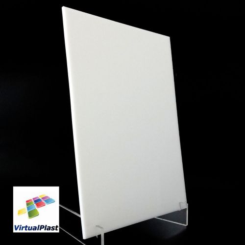 1/8&#034; white gloss acrylic perspex plexiglass plastic a4 sheet cut 8.27&#034; x 11.7&#034; for sale