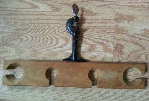 Used Vintage 4-Funnel Support Arm Fisher Clamps