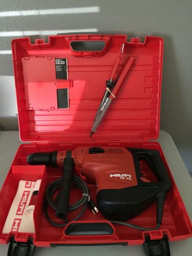 Hilti te70 demolition rotary hammer drill kit new for sale