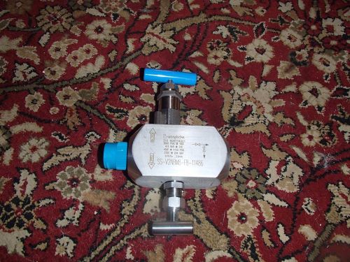 Swagelock   block &amp; bleed valves   3 pieces for sale