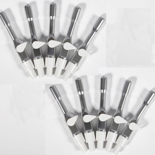 10 hot dental saliva ejector suction strong long handpiece tip adaptor hve valve for sale