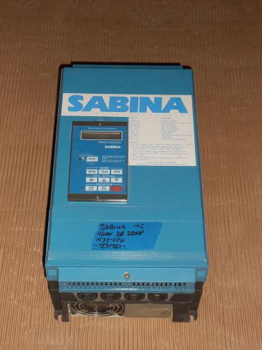 Sabina 1432-026 svc9590 460v 3ph 10hp ac inverter drive for sale