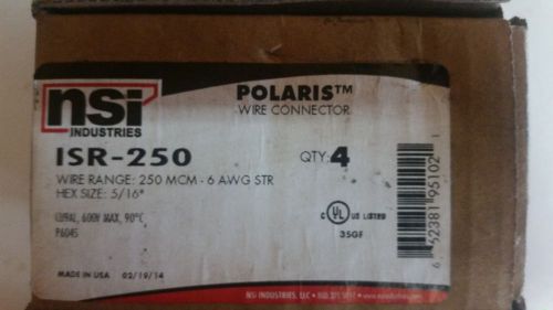 NSI Polaris ISR - 250 insulated splice connectors 4 per auction