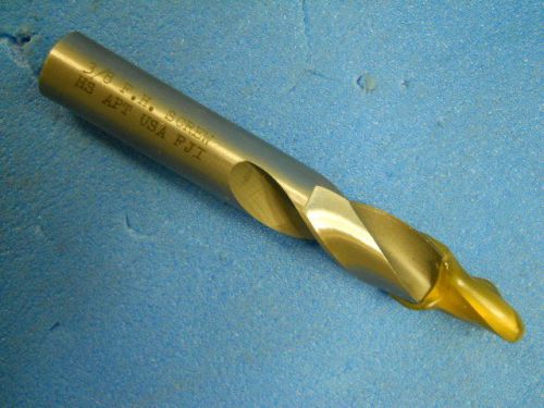 Step drill bit for flat head screws max 3/8&#034; min 0.3830 hss step length 7/8&#034; for sale